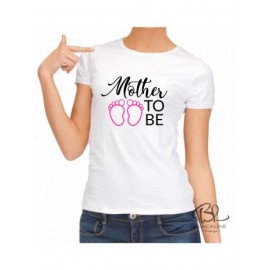 Tricou “MOTHER TO BE" – roz