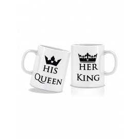 Set cani “HER KING – HIS QUEEN”