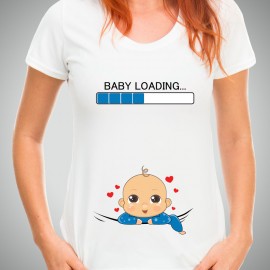 Tricou "Baby loading" - baietel