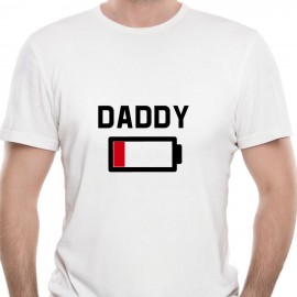 Tricou " Daddy. Low battery"