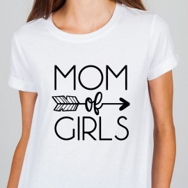 Tricou "Mom of girls"